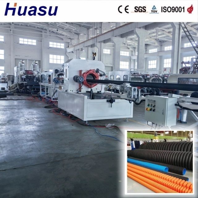 HDPE Pipe Extrusion Machine for 32-1600mm Double Wall Corrugated Pipe