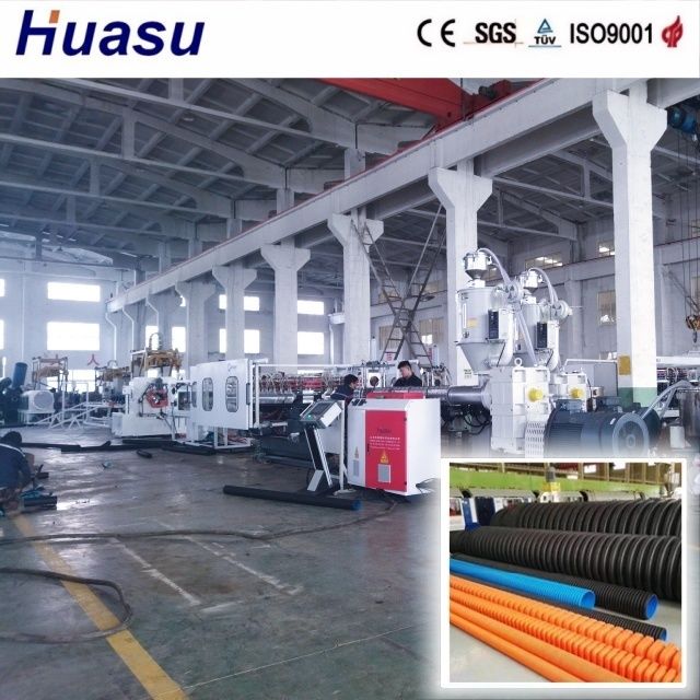 HDPE Pipe Extrusion Machine for 32-1600mm Double Wall Corrugated Pipe