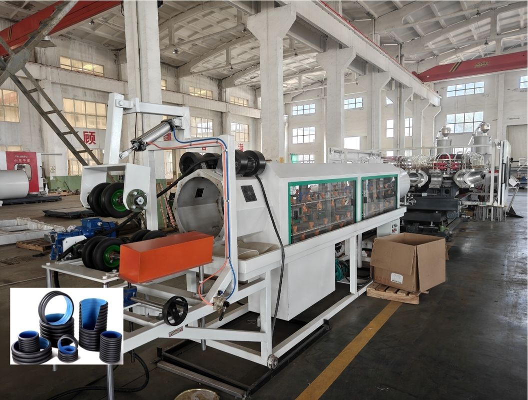 Double Wall Corrugated Pipe Extrusion Line with 63mm Min Diameter & Auto Feeding