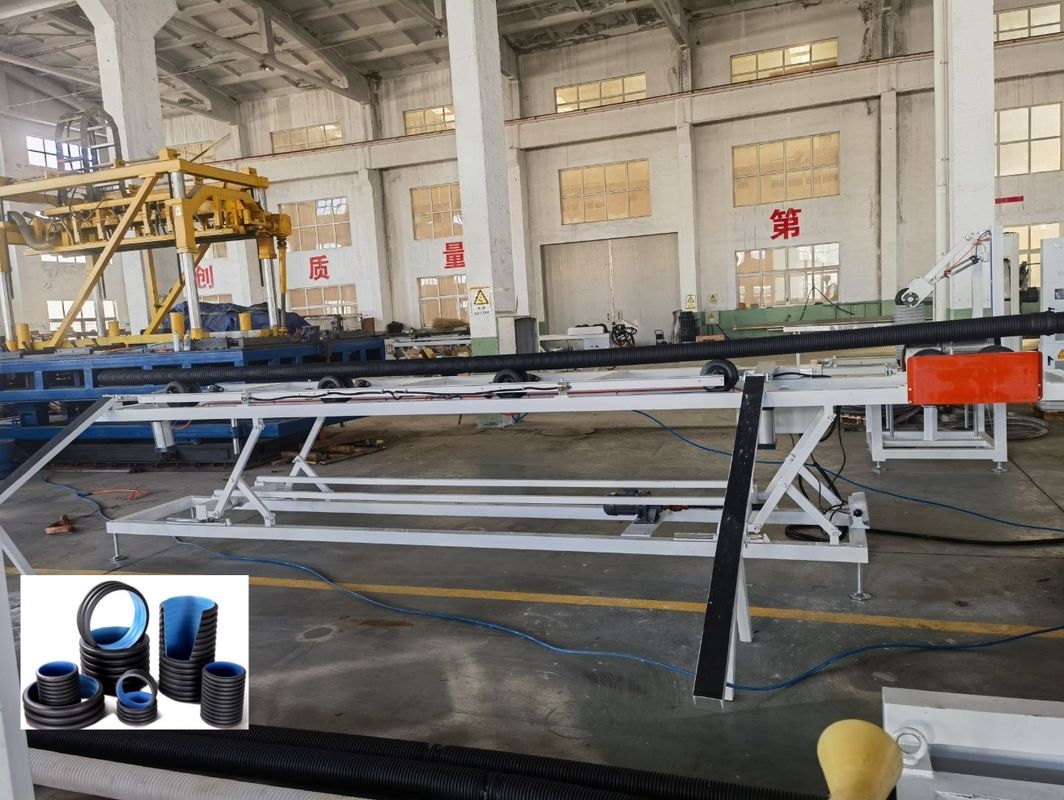Double Wall Corrugated Pipe Extrusion Line with 63mm Min Diameter & Auto Feeding