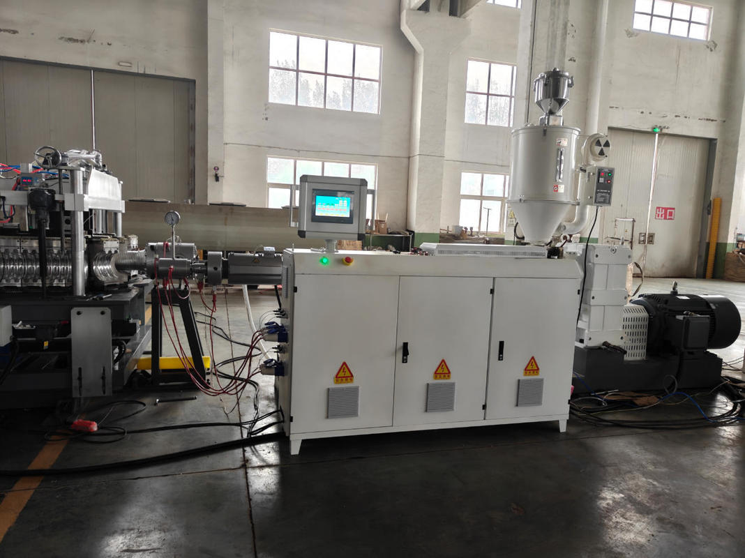 Automatic DWC Pipe Extrusion Line with Siemens Inverter and Omron Relay for 75-250mm Corrugated Pipe Production