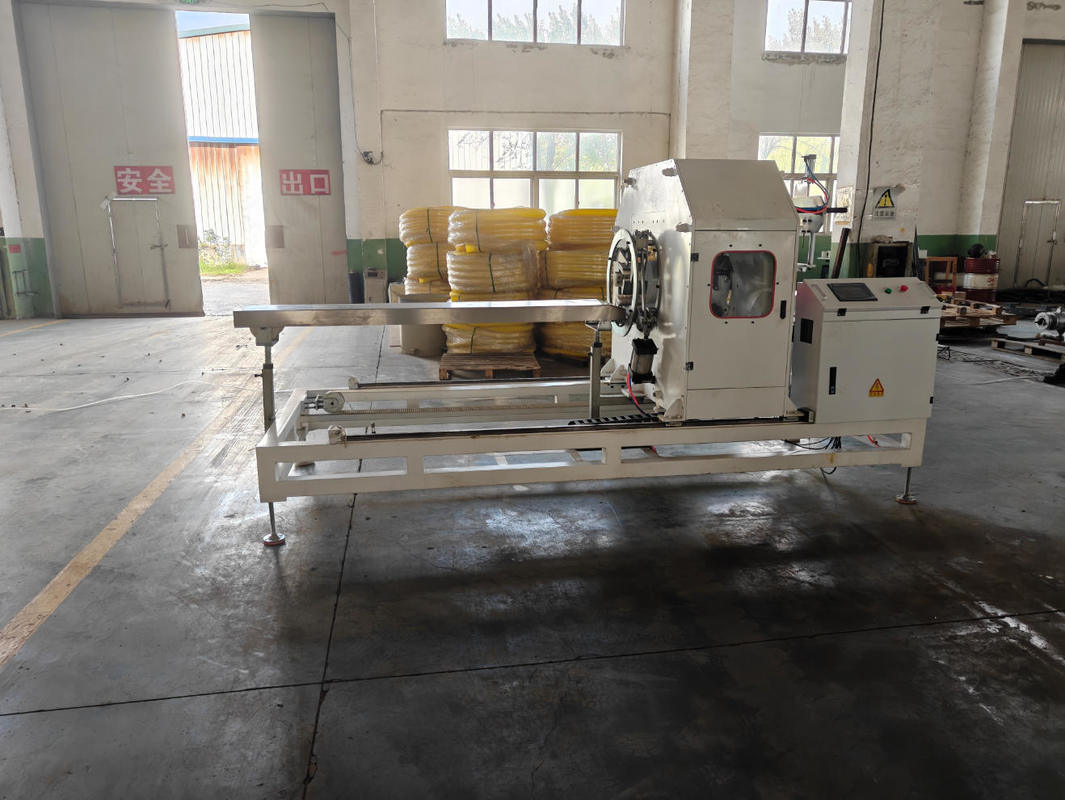 Siemens Inverter Automatic Single Wall Corrugated Pipe Extrusion Line with Omron Relay for 75-250mm Pipes