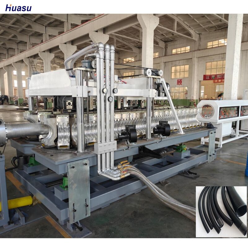 Automatic Double Wall Corrugated Pipe Extrusion Line with ISO and CE Certification and Water Cooling System