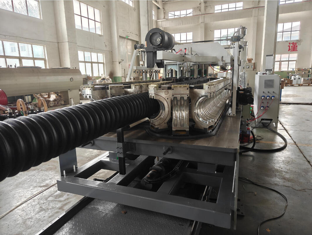 Automatic Double Wall Corrugated Pipe Extrusion Line with HV>740 Barrel Screw and 20CrMnTi Gear Material