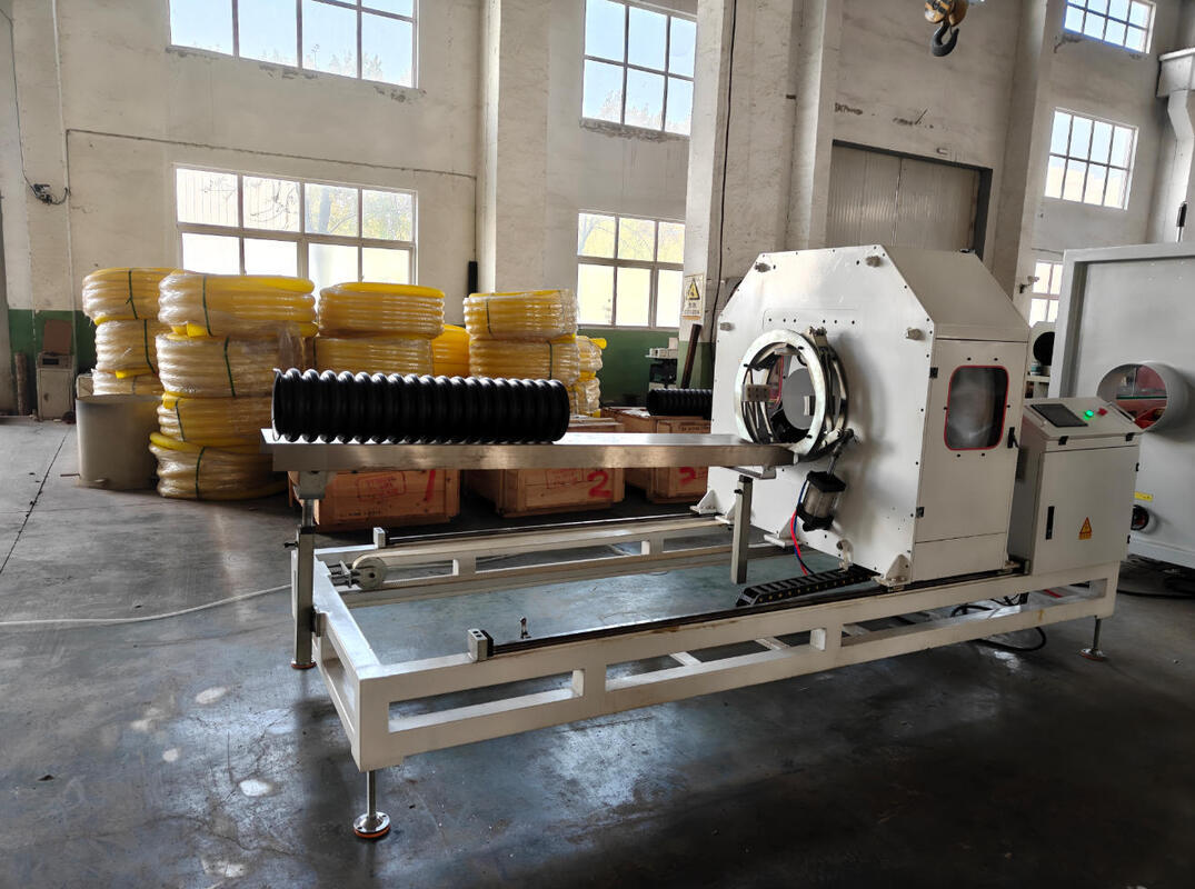 Double Wall Corrugated Pipe Extrusion Line with Customizable Color and Vertical or Horizontal Corrugator Featuring 20CrMnTi Gear Material