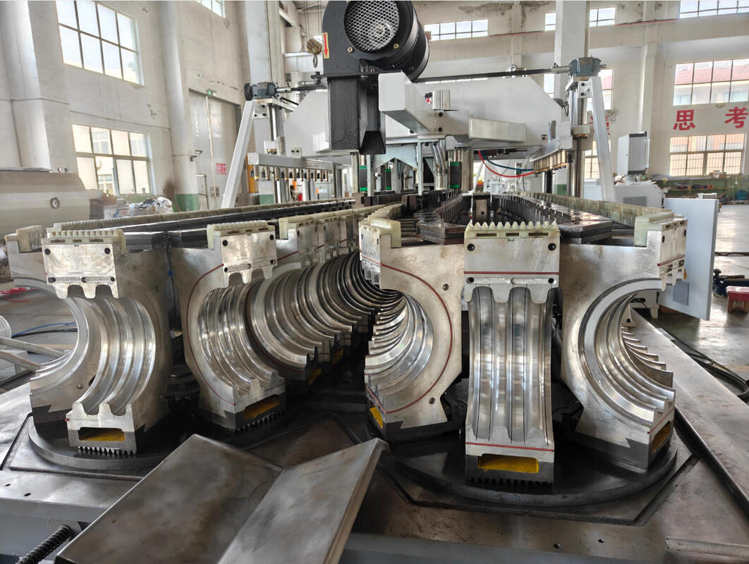 Double Wall Corrugated Pipe Extrusion Line with High Hardness Barrel Screw HV>740 and 20CrMnTi Gear Material in Vertical or Horizontal Configuration