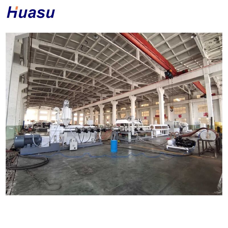 Energy Saving HDPE Double Wall Corrugated Pipe Extrusion Line with 32mm - 1600mm Pipe Diameter and 100-2000kg/h Output