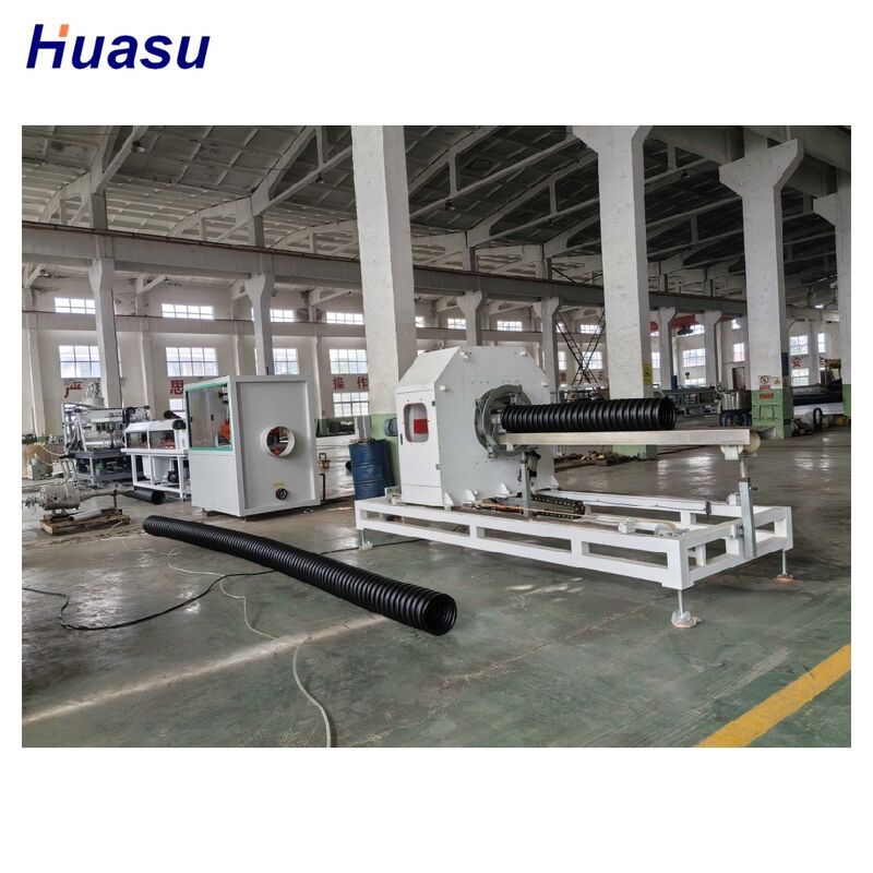 Energy Saving HDPE Corrugated Pipe Extrusion Line with Air Cooling And Water Cooling Systems for 32mm - 1600mm Pipe Diameter