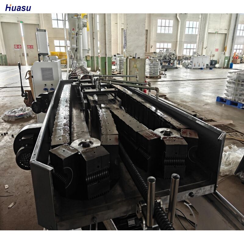 Single Wall Corrugated Pipe Extrusion Line with PLC Control, 37kw Motor Power, and Single-screw Design for Consistent Pipe Production