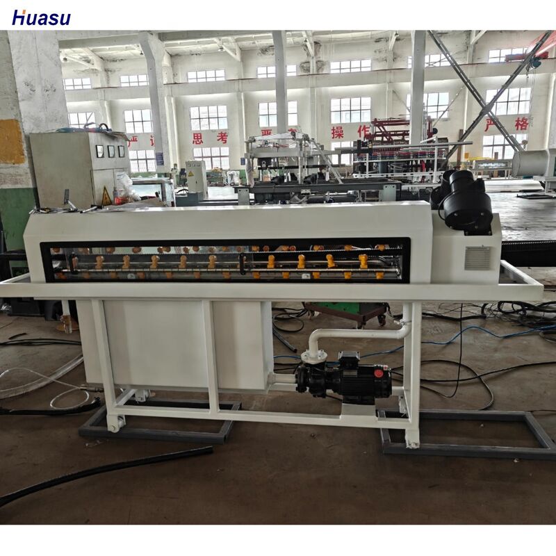 PLC Control Single Wall Corrugated Pipe Extrusion Line with Barrel Nitriding Depth 0.4～0.7 Mm and Schneider/Siemens Electric Components