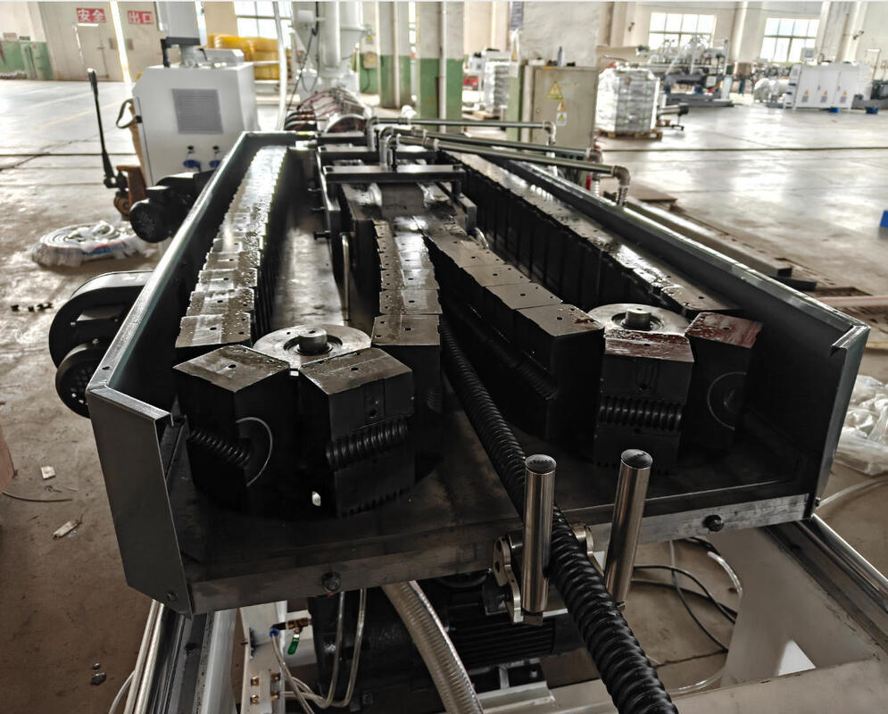 Single Wall Corrugated Pipe Extrusion Line with 110mm Max Pipe Size, Water Cooling System, and Siemens Motor for High-Speed Production