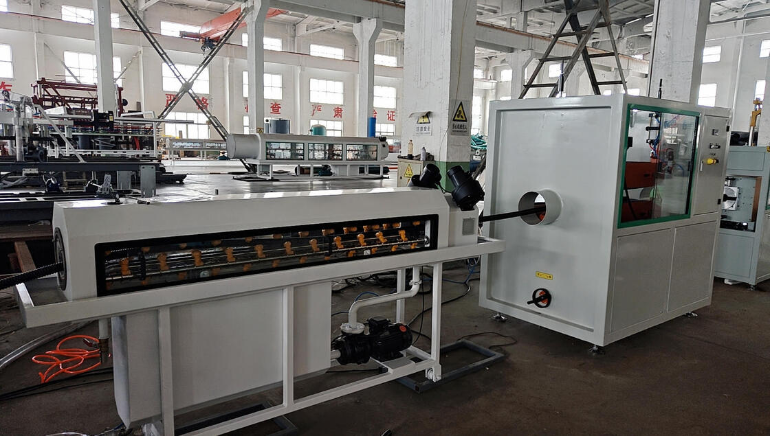 Water Cooling Single Wall Corrugated Pipe Extrusion Line with 16mm-1600mm Pipe Diameter Range and High-Accuracy