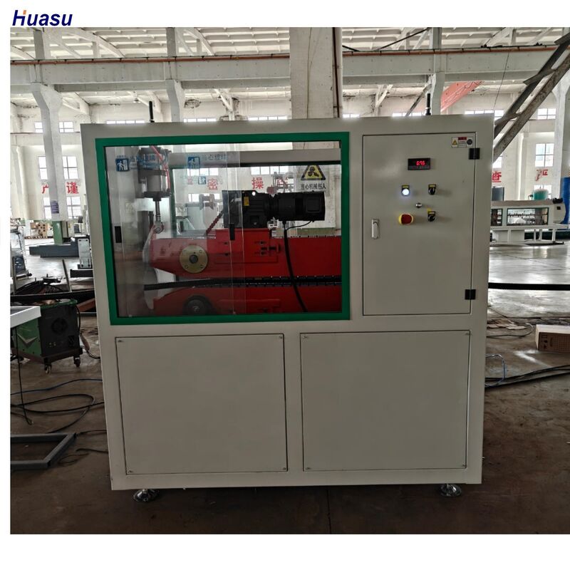 Water Cooling System Single Wall Corrugated Pipe Extrusion Line for PE Plastic Processing with 38CrMoAlA Barrel Material