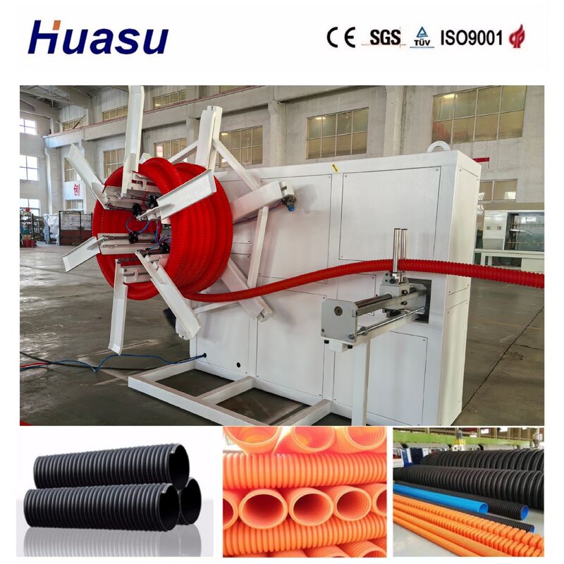 32-1600mm  High Speed Full Automatic Corrugated Pipe Extrusion Line Ensuring Stable Pipe Production line