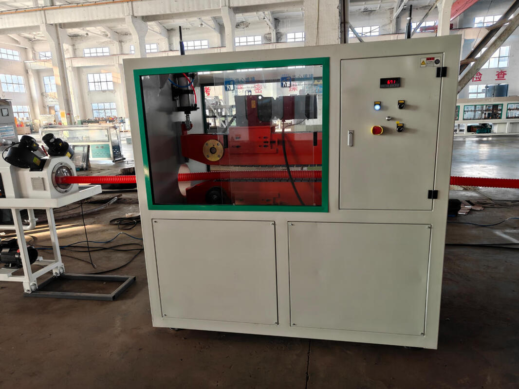 Water Cooling Single Wall Corrugated Pipe Extrusion Line with Siemens Main Motor for PE PP PVC Materials