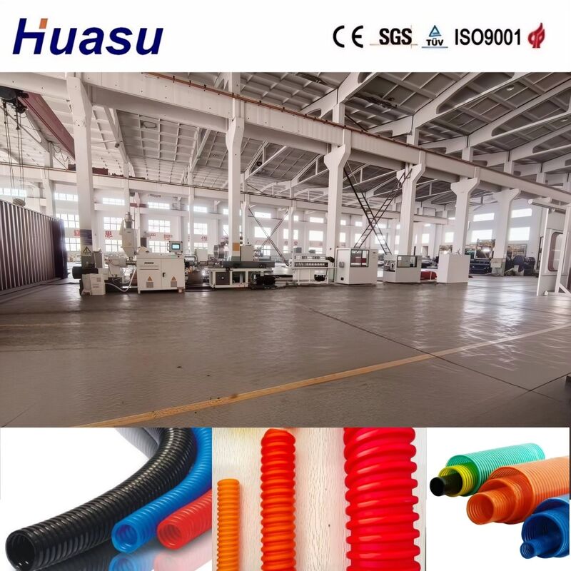High Automation 32mm-1600mm Pipe ID Cable Protection Pipe Extrusion Line with PLC Control and Touch Screen Interface