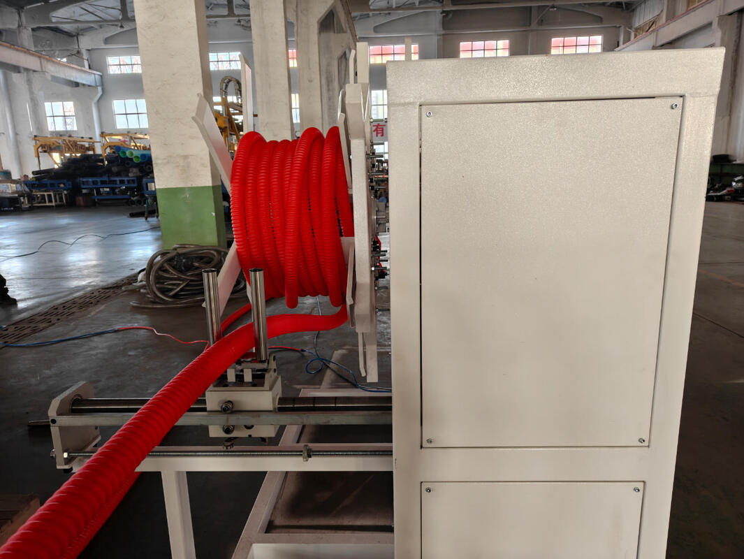 Double Wall Corrugated Pipe Extrusion Line with 20CrMnTi Gear Material and Siemens Brand Electrical Parts Featuring HV>740 Barrel Screw