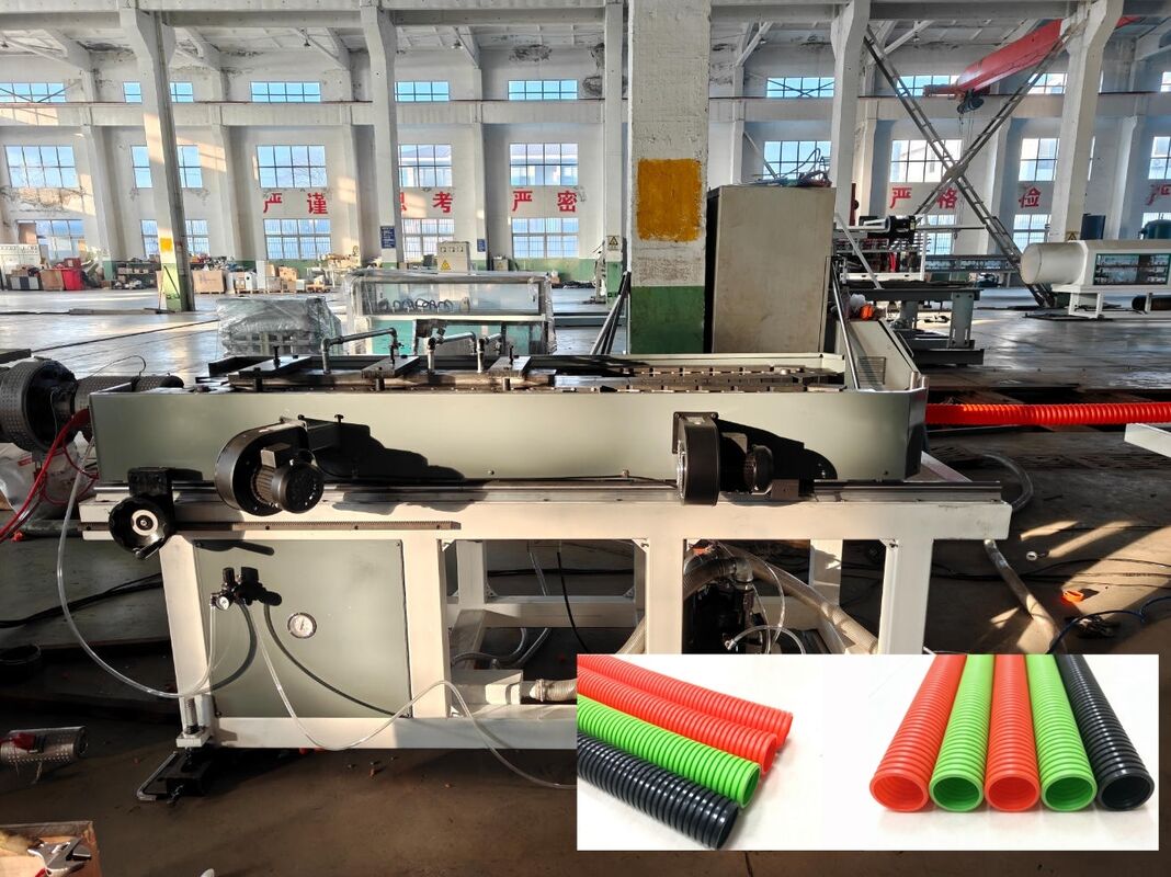 Single Wall Corrugated Pipe Extrusion Line with PLC Remote Control and Siemens Schneider Electrics for Durable Pipe Manufacturing