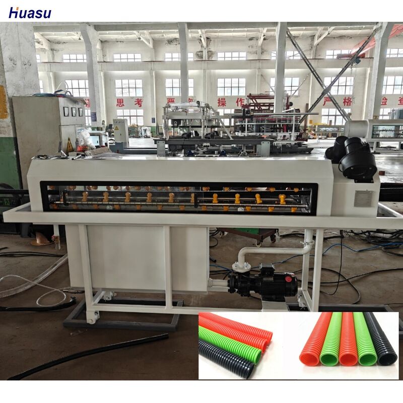 Single Wall Corrugated Pipe Extrusion Line with PLC Remote Control and Siemens Schneider Electrics for Durable Pipe Manufacturing