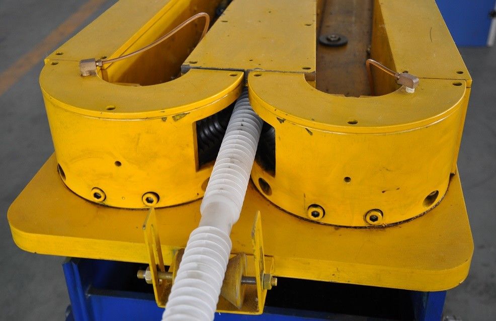 Semi Automatic Flexible Single Wall Corrugated Pipe Extrusion Line 12-120KW