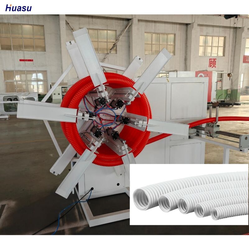 Customized Corrugated pipe production line featuring PLC Remote Control designed for seamless and consistent pipe output