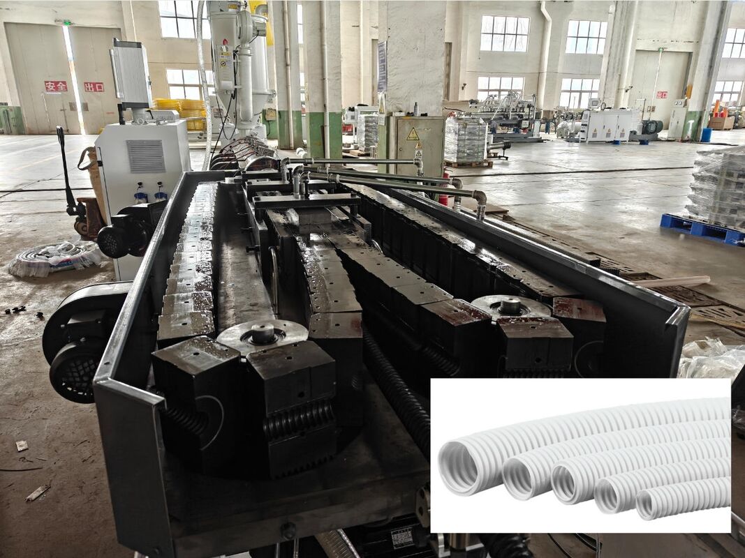 Customized Corrugated pipe production line featuring PLC Remote Control designed for seamless and consistent pipe output