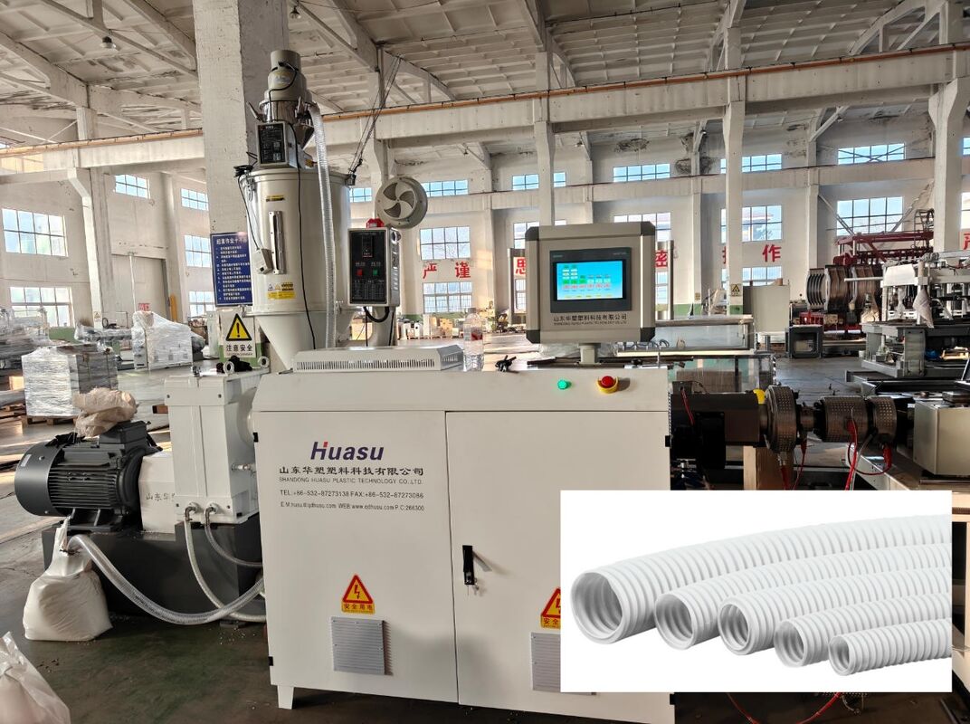 Single Wall Corrugated Pipe Production Line Powered by Siemens Inverter Offering and OperationTemperature Controller Temperature Sensor