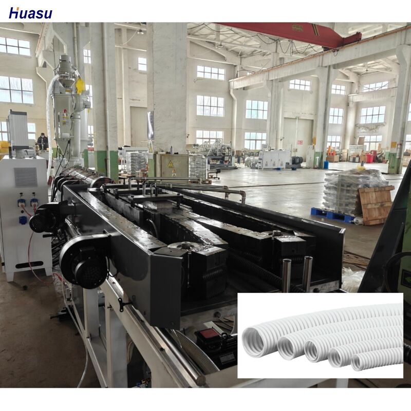 Single Wall Corrugated Pipe Production Line Powered by Siemens Inverter Offering and OperationTemperature Controller Temperature Sensor