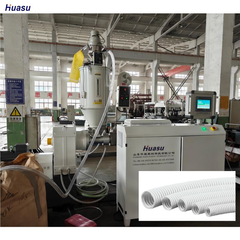 PLC With Remote Control Single Wall Corrugated Pipe Extrusion Line Customized Corrugated Pipe Extrution Line Equipment for Production