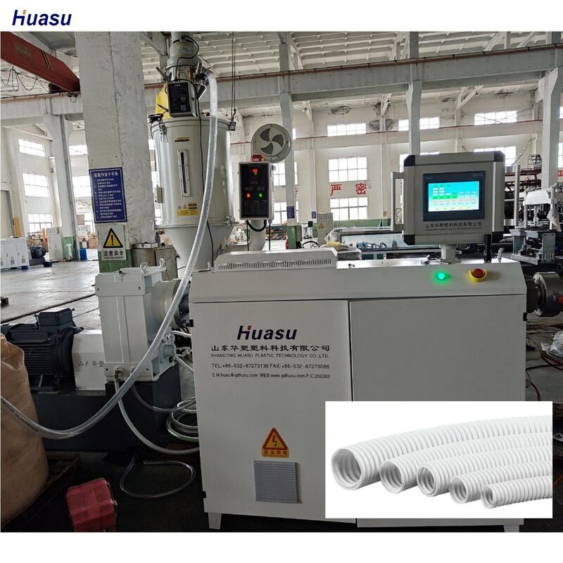 Corrugated Pipe Production Line Extrusion Line Platform Facilitating Automated Pipe Forming And Process Control One Feed