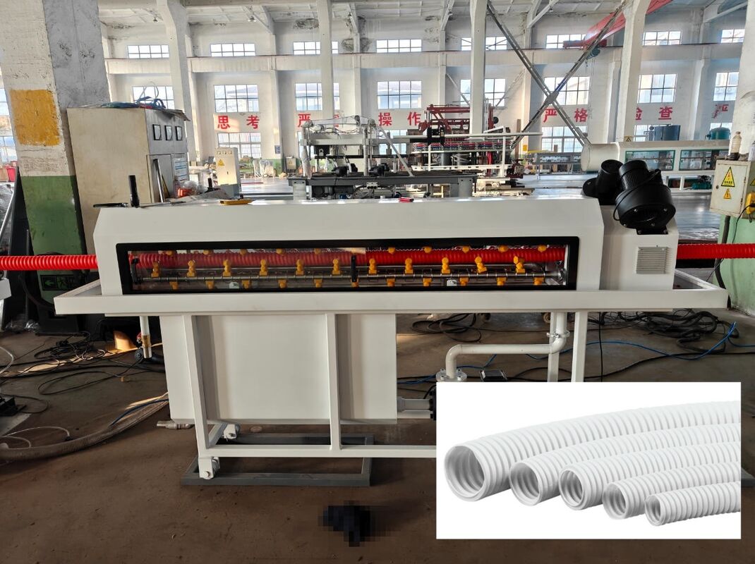 Corrugator Single Wall Corrugated Pipe Extrusion Line Featuring Single Screw and Voltage 220-415V Designed for Consistent Pipe
