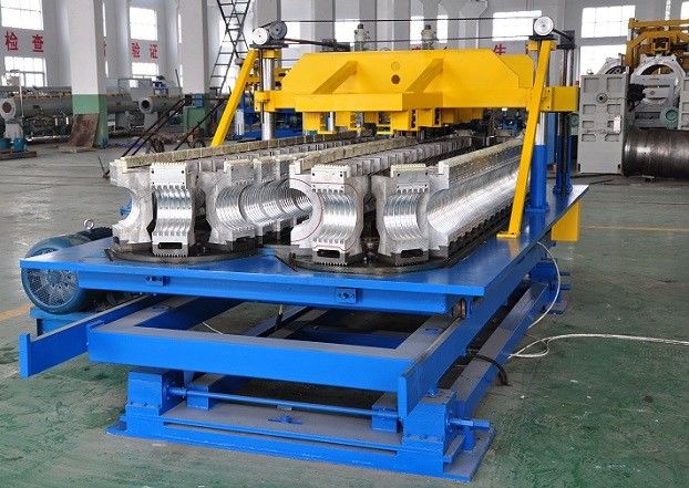 Automatic Single Wall Corrugated Pipe Extrusion Machine , Single Screw Extruding Machine