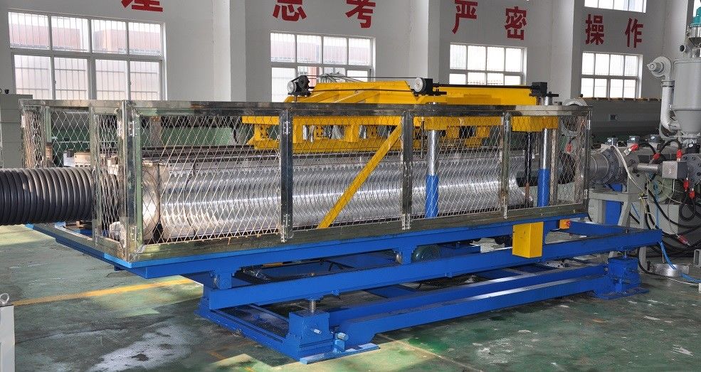 SBG-250 Double Wall Corrugated Pipe Extrusion Line For HDPE / PP Pipe