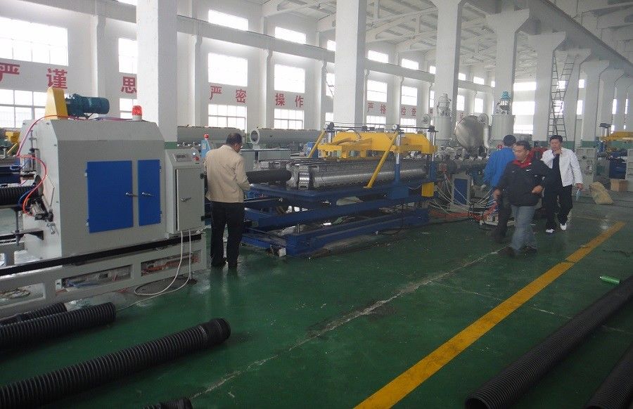 Qingdao Double Wall Corrugated Pipe Extruder , Double Wall Corrugated Pipe Extruder