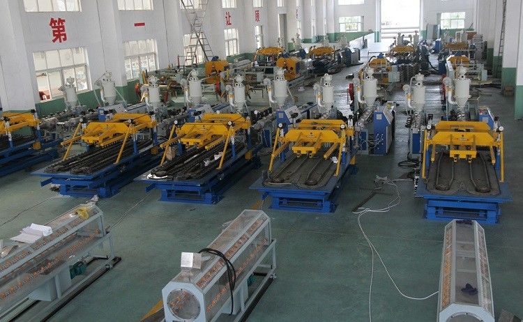HDPE/PP Double Wall Corrugated Pipe Production Line , Corrugated Pipe Production Equipment