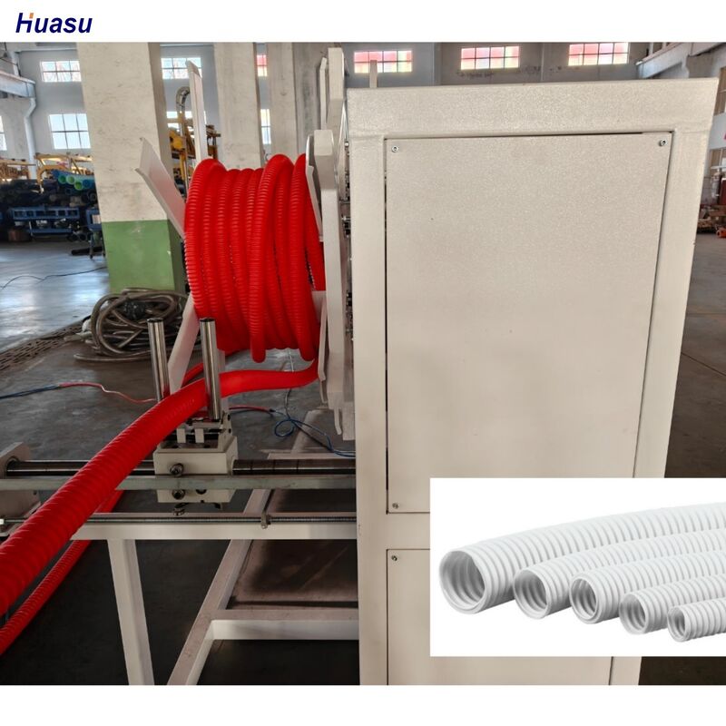 Extruding Machine HDPE PP PVC double wall corrugated pipe machine optimized for industrial pipe extrusion applications