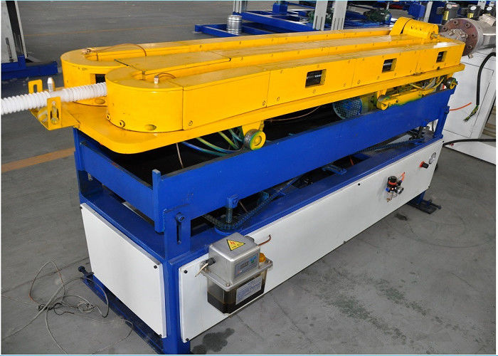 Automatic Single Wall Corrugated Pipe Extrusion Line , Corrugated Pipe Making Equipment