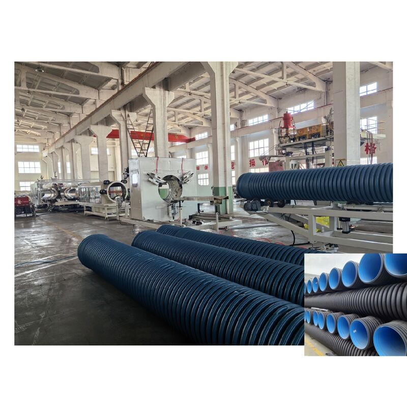 PLC Controlled Double Wall Corrugated Pipe Production Line with 32-1600mm Diameter and Energy Saving Features