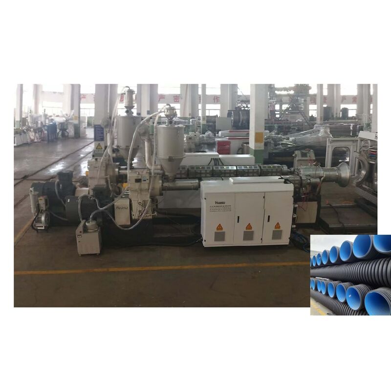 PLC Controlled Double Wall Corrugated Pipe Production Line with 32-1600mm Diameter and Energy Saving Features