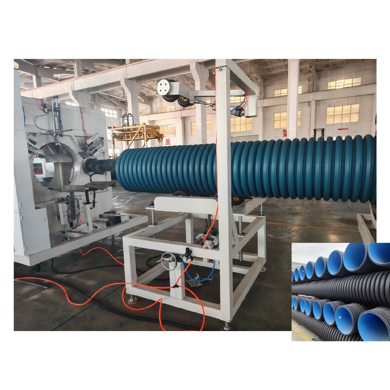 PLC Controlled Double Wall Corrugated Pipe Production Line with 32-1600mm Diameter and Energy Saving Features