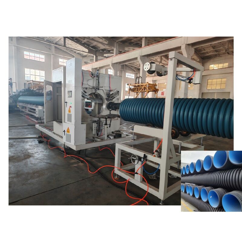 PLC Controlled Double Wall Corrugated Pipe Production Line with 32-1600mm Diameter and Energy Saving Features