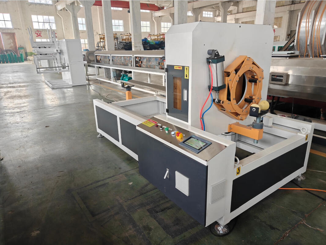 Non dust Cutting Spiral Pipe Extrusion Line Featuring Semi automatic to Fully Automatic Options for Workflow Management