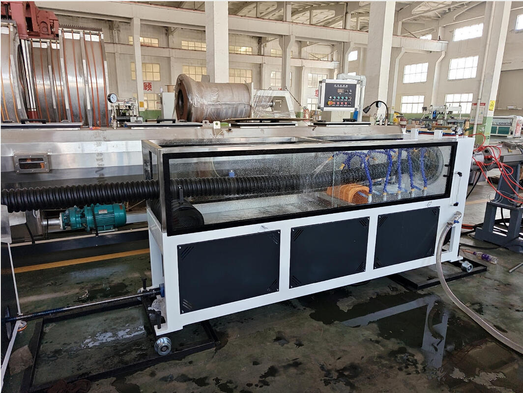 Non dust Cutting Spiral Pipe Extrusion Line Featuring Semi automatic to Fully Automatic Options for Workflow Management