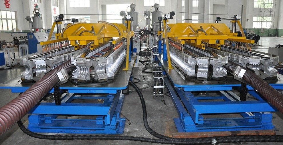 Single Screw Single Wall Corrugated Pipe Machine High Speed Spiral Pipe Making Machine