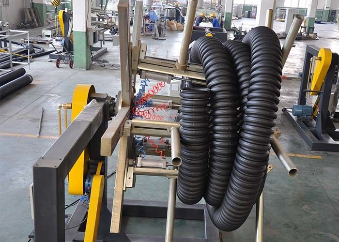 PP PE Single Wall Corrugated Pipe Production Line ID 200mm