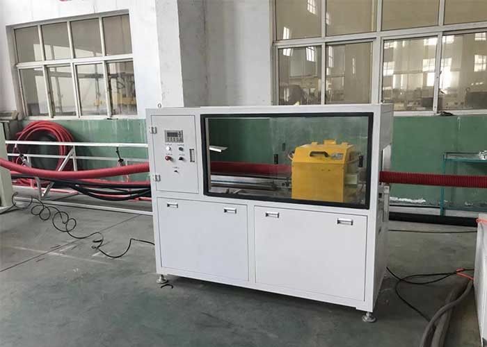 PP PE DWC Corrugated Pipe Making Machine Air Cooling Plastic Pipe Extruder Machine