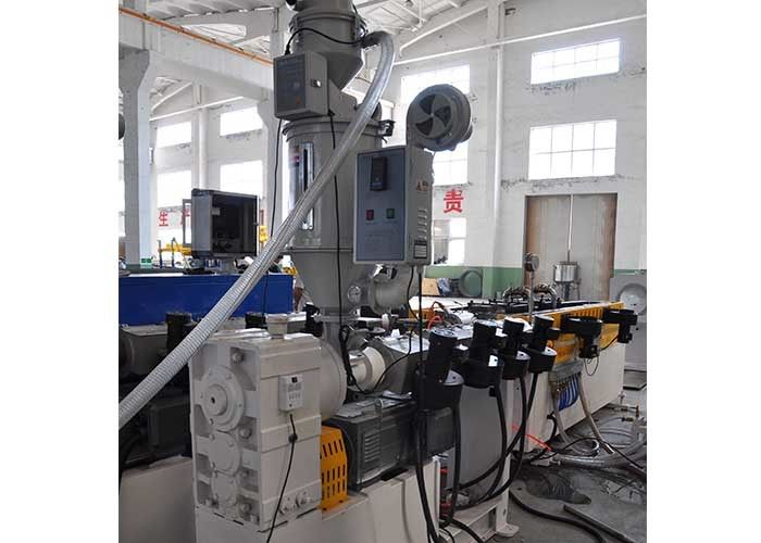 PP PE DWC Corrugated Pipe Making Machine Air Cooling Plastic Pipe Extruder Machine