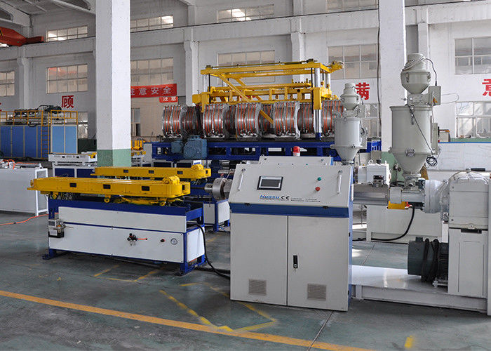 PP PE Single Wall Corrugated Pipe Extrusion Line 32mm 63mm For Washing Machine