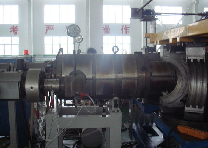 HDPE PP DWC Double Wall Corrugated Pipe Machinery With Siemens HMI System