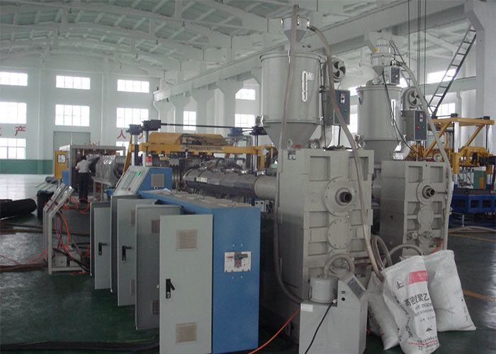 HDPE PP DWC Double Wall Corrugated Pipe Machinery With Siemens HMI System